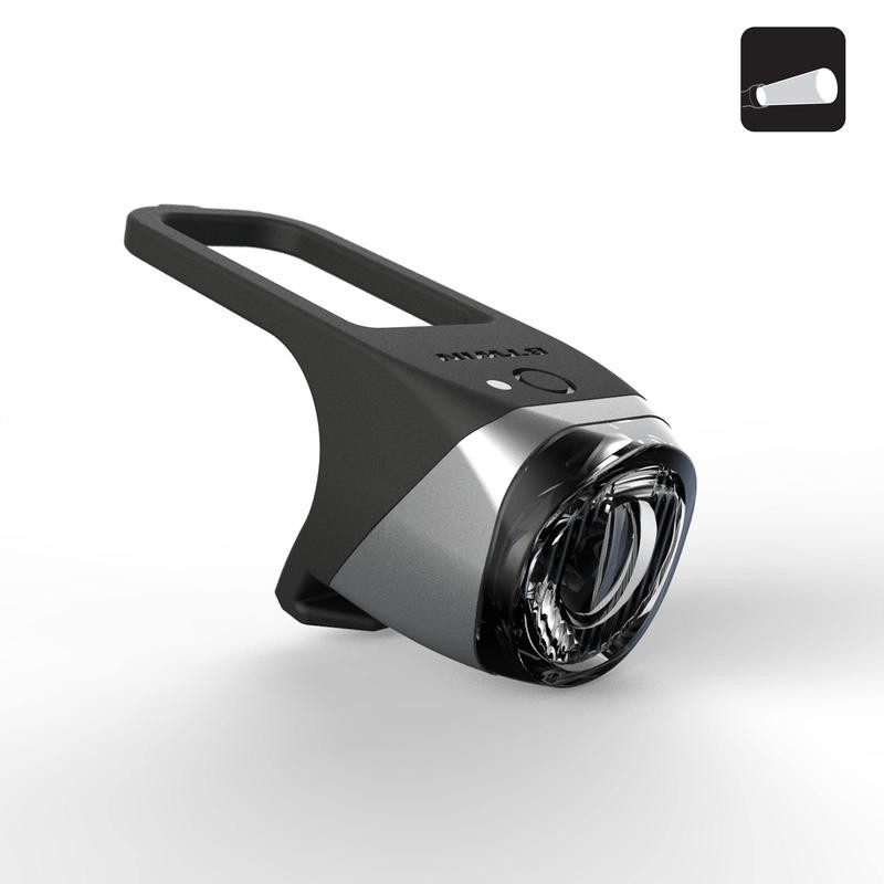BTWIN FL900 Lampu Sepeda Depan USB Dapat Di Isi Ulang IPX4 20LUX 46 Lumens