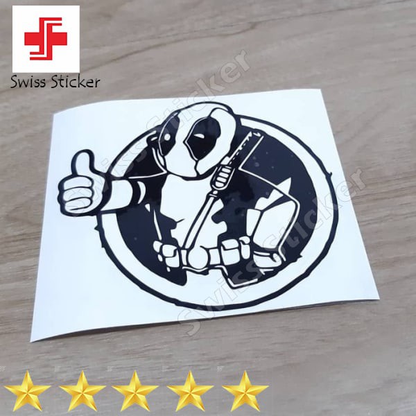 

Terlaris Stiker Deadpool jempol Keren