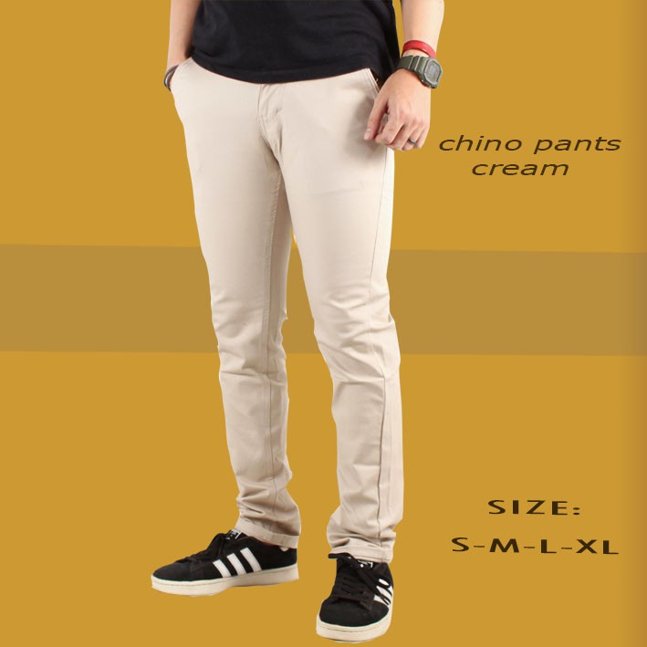  Celana  Panjang Pria  Model Slim Fit Skinny High  Waist  Warna 