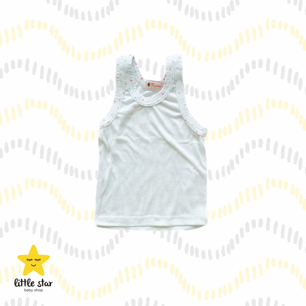 ISI 3 PCS - Kutae Singlet Anak | Kaos Dalam Bayi Cewek Cowok Newborn