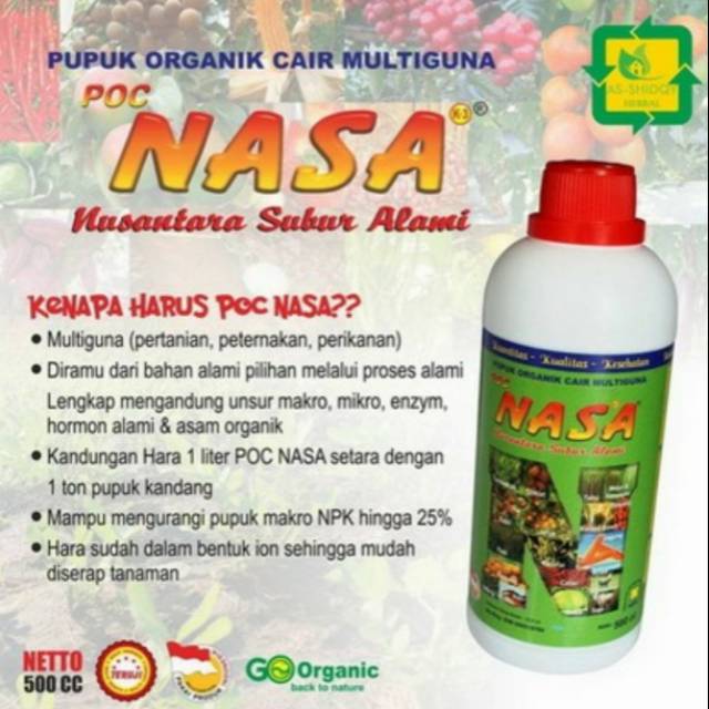 Pupuk Organik Cair NASA 500ML