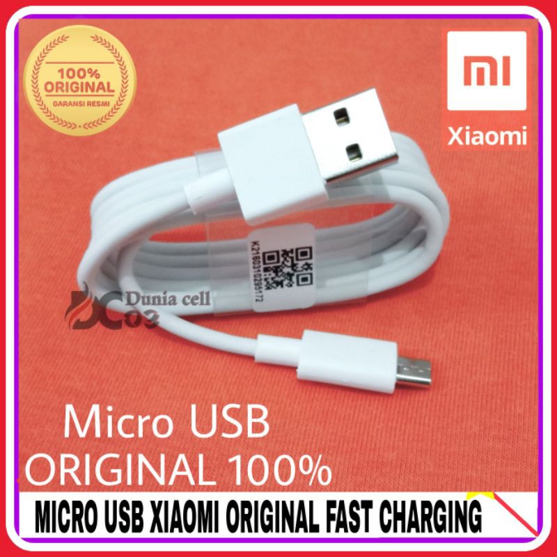 Kabel Data Xiaomi Redmi Note 5 5 Pro ORIGINAL 100% Micro USB-Ori