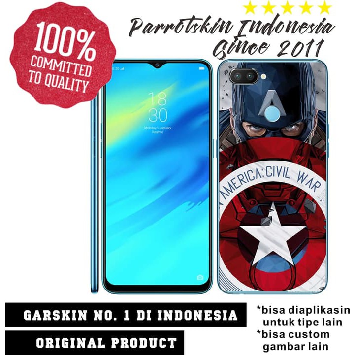 Garskin Skin Oppo Realme C1 2 pro dll Captain America case ediiton