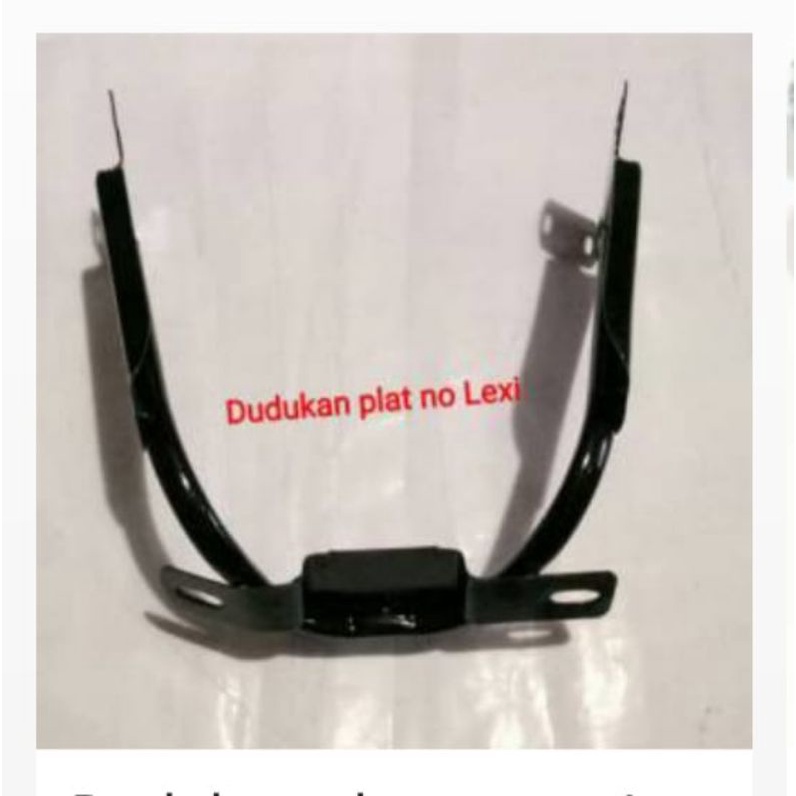 Dudukan Plat Nomor Lexi Tebal