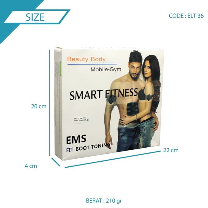 SMART FITNESS EMS Six Pack Muscle Stimulator