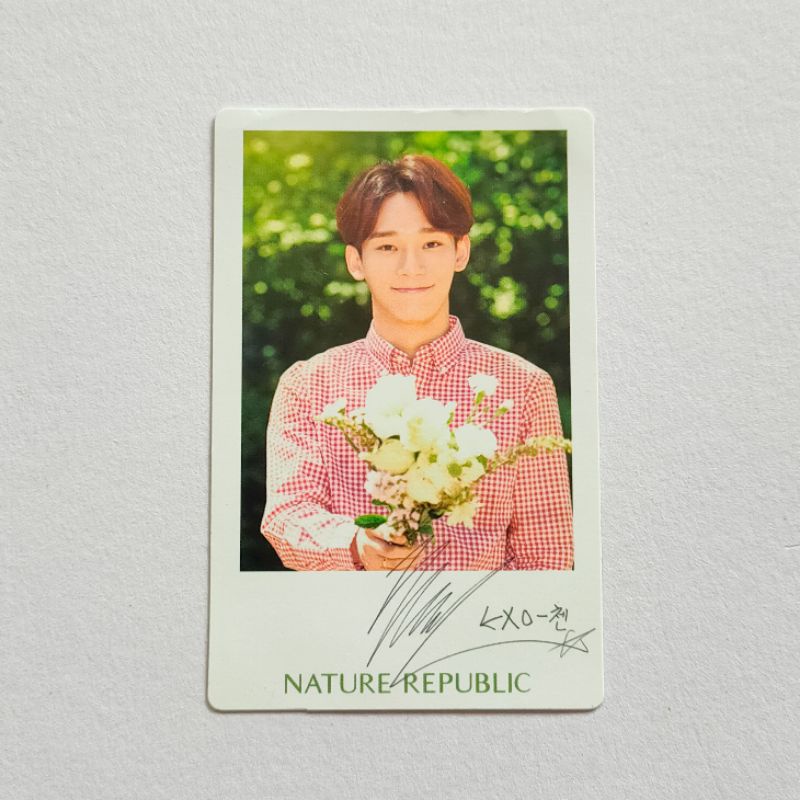 Chen EXO PC/Photo Card Official Nature Republic 2015 Ver.3