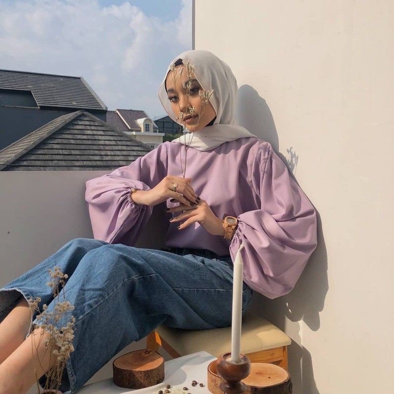 LUNE BLOUSE/BLOUSE WANITA BALON