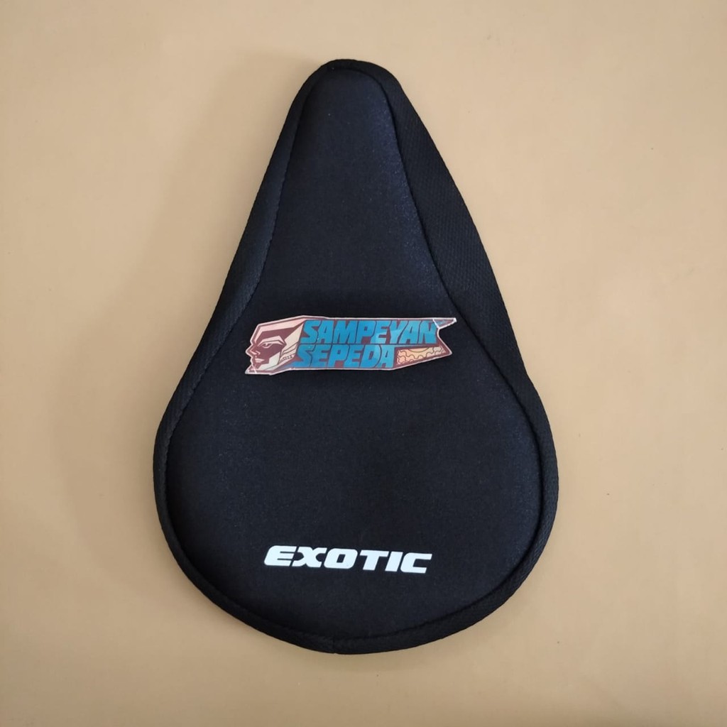 Cover Sadel Exotic ET-J563 Bahan Gel Empuk Sadlle MTB Federal Roadbike Lipat