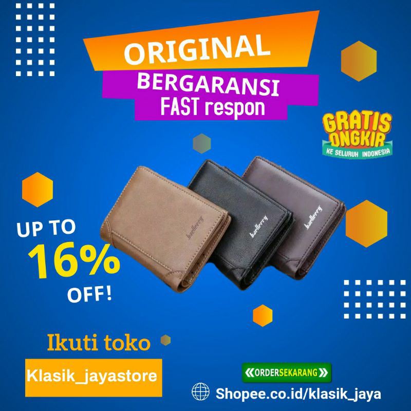 JUAL NEW Dompet Pendek Pria Wanita Baellerry terbaru kekinian 38
