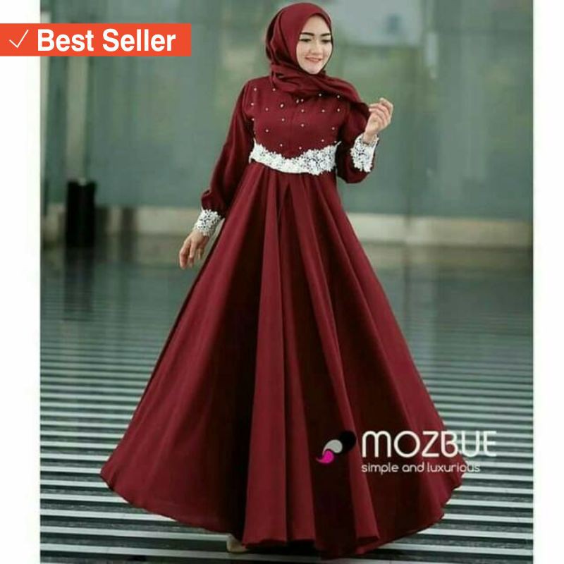 FASHION ALA KOREA BLACKPINK MURAH MERIAH / GAMIS MUSLIMAH PESTA  / PAJERA MAXI DRESS