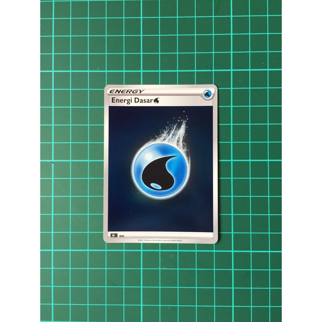 Energi Dasar Air Foil Kartu Pokemon TCG Indonesia