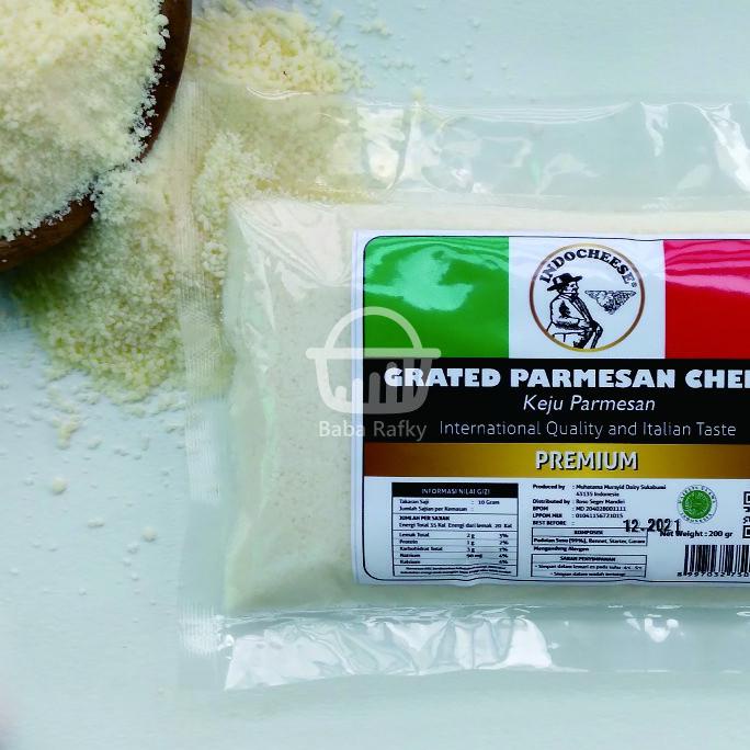 

Keju Parmesan Indocheese Premium 200 gram