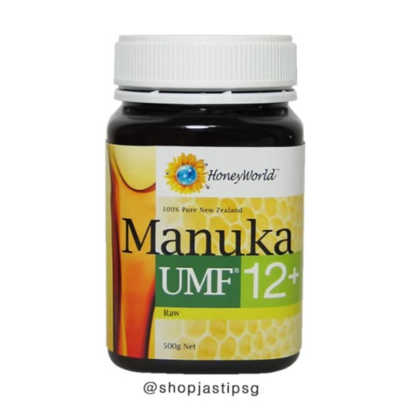

Madu Sehat Asli New Zealand Honeyworld Raw Honey Manuka UMF 12+ 500g