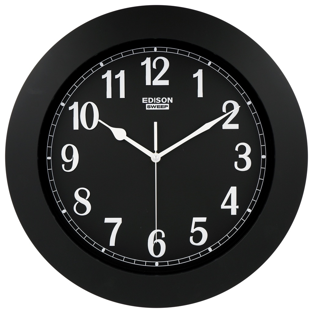 Jam Dinding Edison Sweep ES 410 T11 Timbul Diameter 410mm 41cm