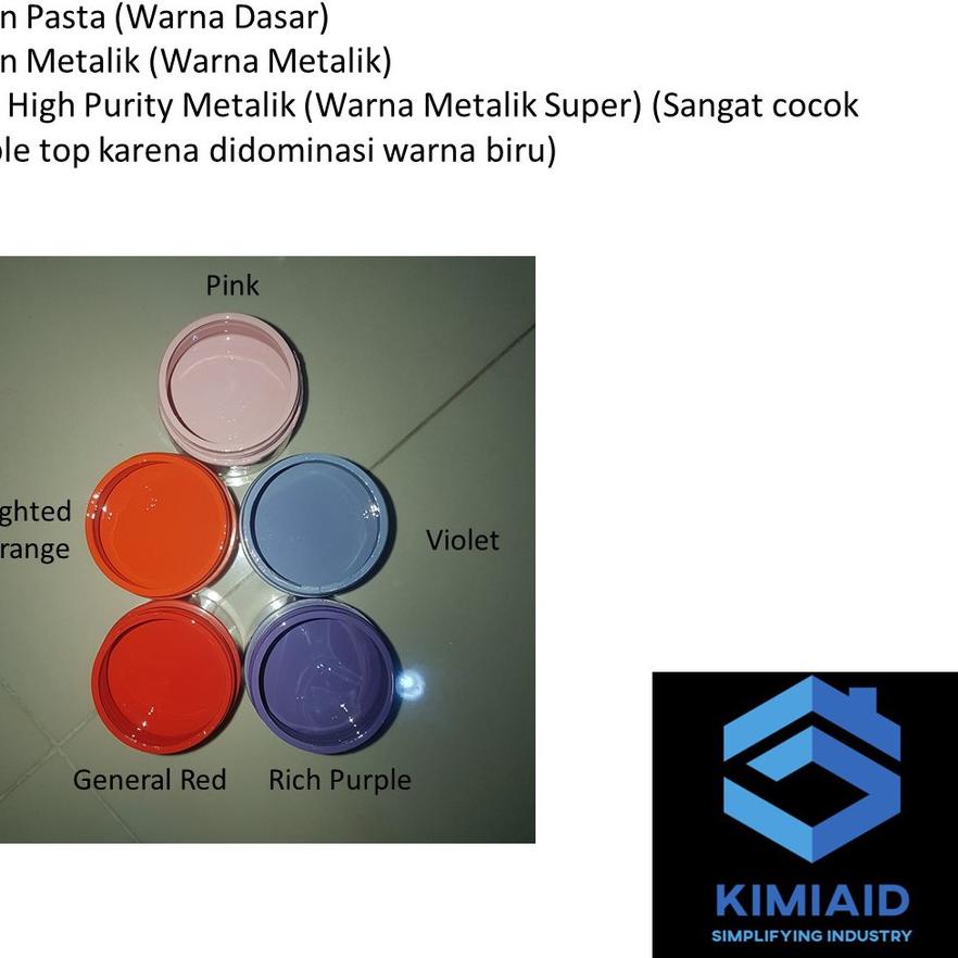 ➣ Pigmen Resin 100 Gram - Pewarna Resin - Pewarna Epoxy Resin - Cat Epoxy Resin - Resin Bening Pewar