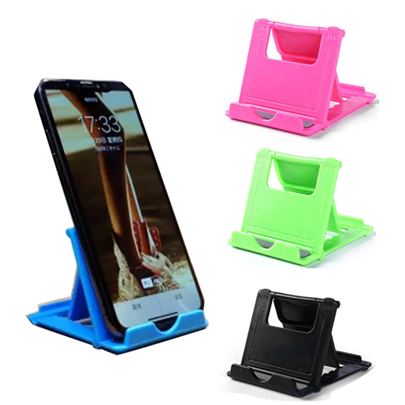 [ Universal Foldable Desktop Phone Holder ] [ Cell Phone Portable Desk Support Stand ] [For All iPhone &amp; Android Phone]