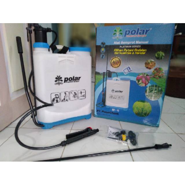 Sprayer Hama Penyemprot Desinfektan Manual 16 Liter Polar MP 16