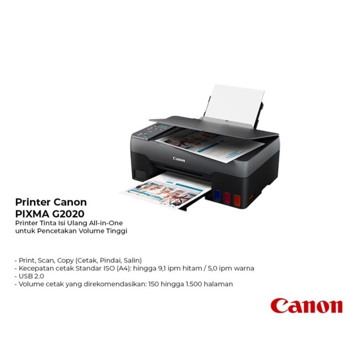 Printer G2020 G-2020 Multifungsi Print Scan Copy A4 Garansi Resmi