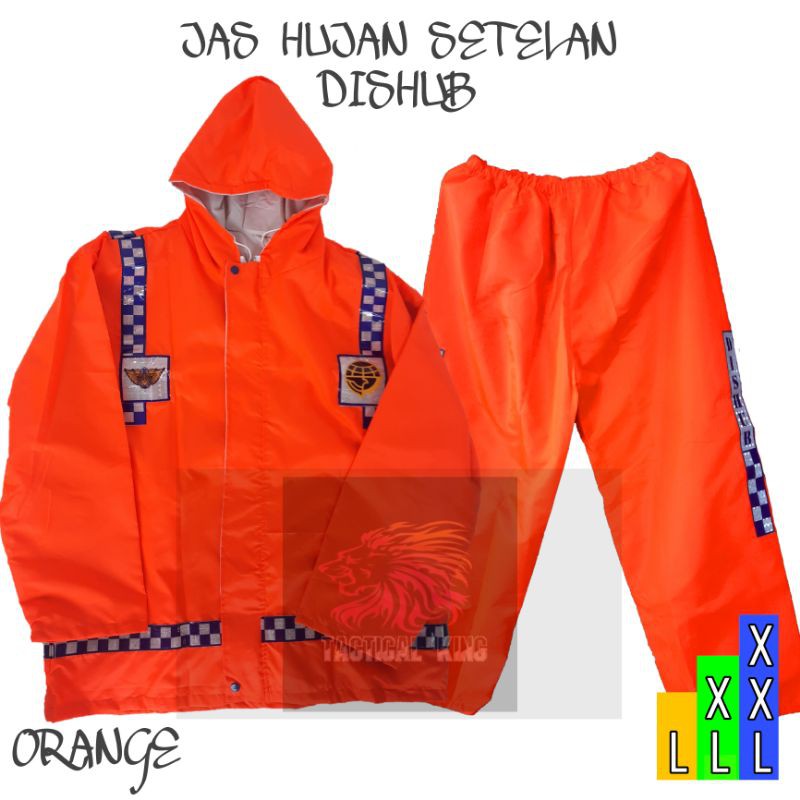 Jas hujan setelan Dishub// Jas hujan motor setelan baju dan celana terbaru/jas hujan dishub