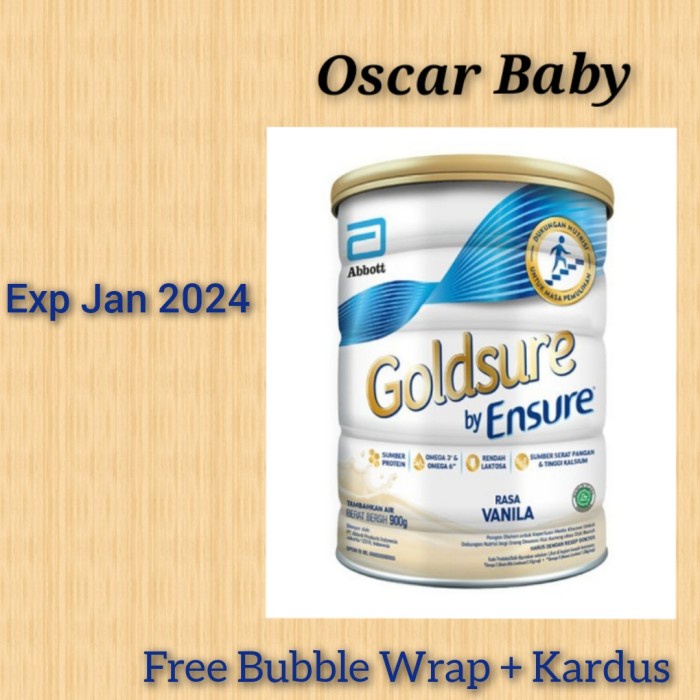 

Goldsure By Ensure - Vanila 900 Gr - Susu Nutrisi Dewasa 008