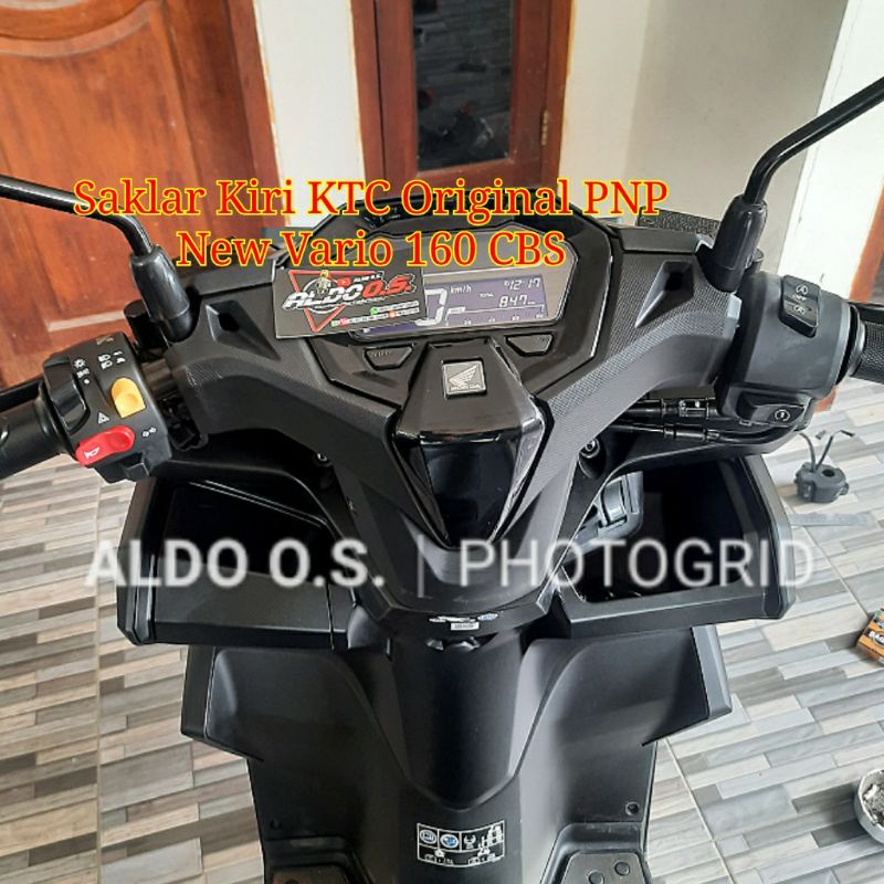 Saklar Kiri KTC KYTACO EV-381 Original 100% PNP New Vario 160 CBS 2022 Tanpa Potong Kabel