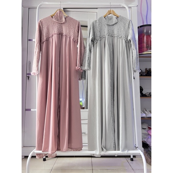 Gamis Brukat Citra kirana Raya series ruffle evolvere alunicorn puthic