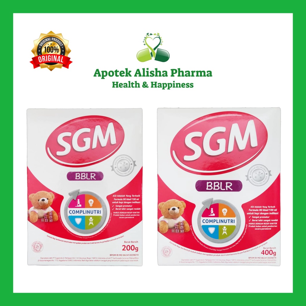 SGM BBLR 200gr dan 400gr - Susu Formula Bayi 0-12 Bulan Lahir Prematur / Berat Badan Lahir Rendah