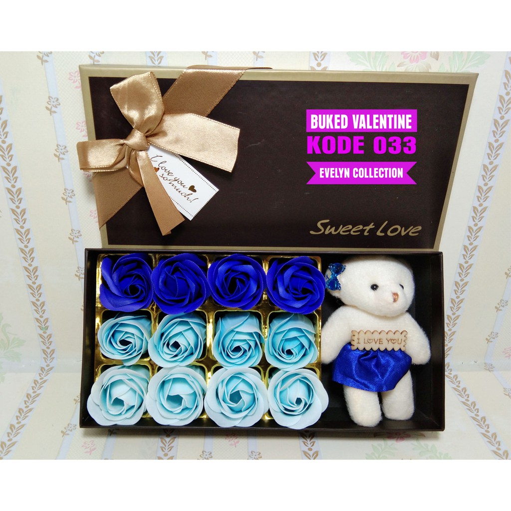 

buket bunga/hadiah/kado/murah/12 bunga/1boneka