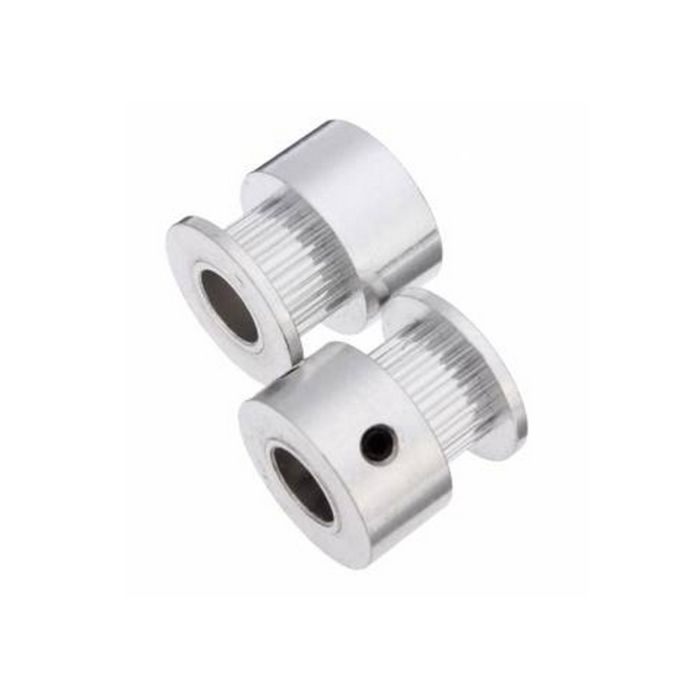 3D Printer GT2 20 teeth timing pulley aluminium bore 5mm untuk 6mm 2GT