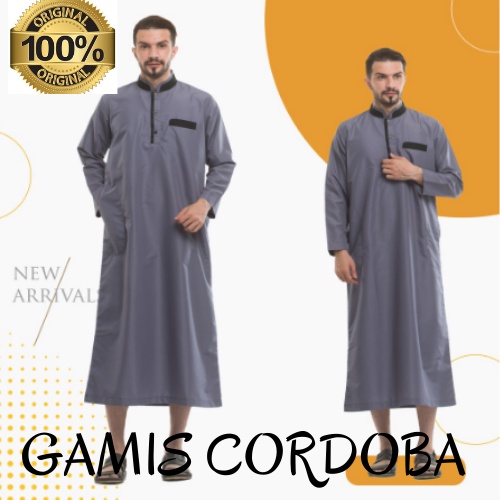 Gamis Pria Terbaru Gamis Cordoba Premium Baju Koko Atasan muslim Pria Bahan Katun Original Gamis Pri