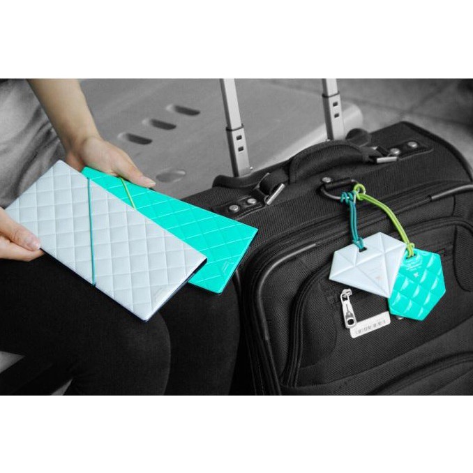 High Quality Diamond Passport Case &amp; Luggage Tag - ZPW019