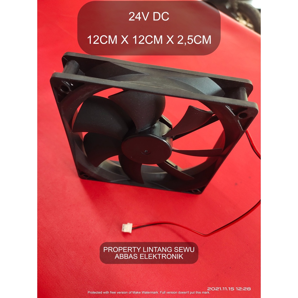 FAN KIPAS DC 24 VOLT 12 X 12 CM BRUSHLESS