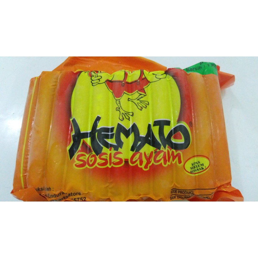 

Sosis Ayam Original Hemato. 1kg