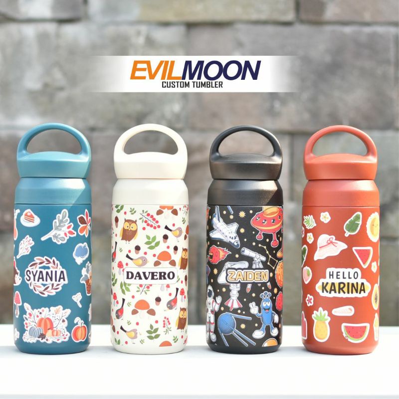 Jual Tumbler termos japan hook UV custom Indonesia