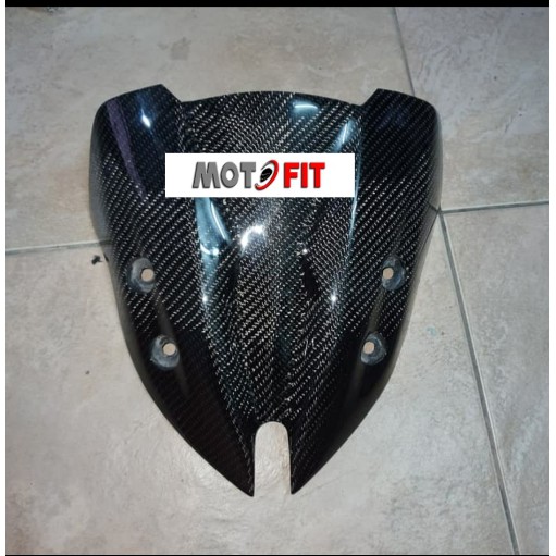 yamaha mt15 visor carbon kevlar asli windshield mt15 carbon kevlar