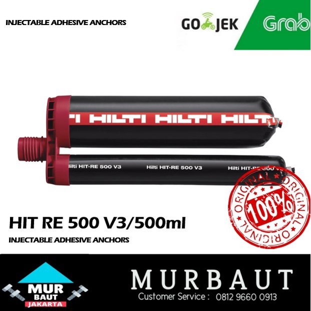 

Lem Beton HILTI HIT RE 500 V3/500ml Chemical Angkur Rebar