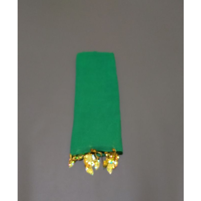 selendang Tari Anak / Sampur  / Selendang Tari Ronce / Sampur Tari Sifon-Hijau tua