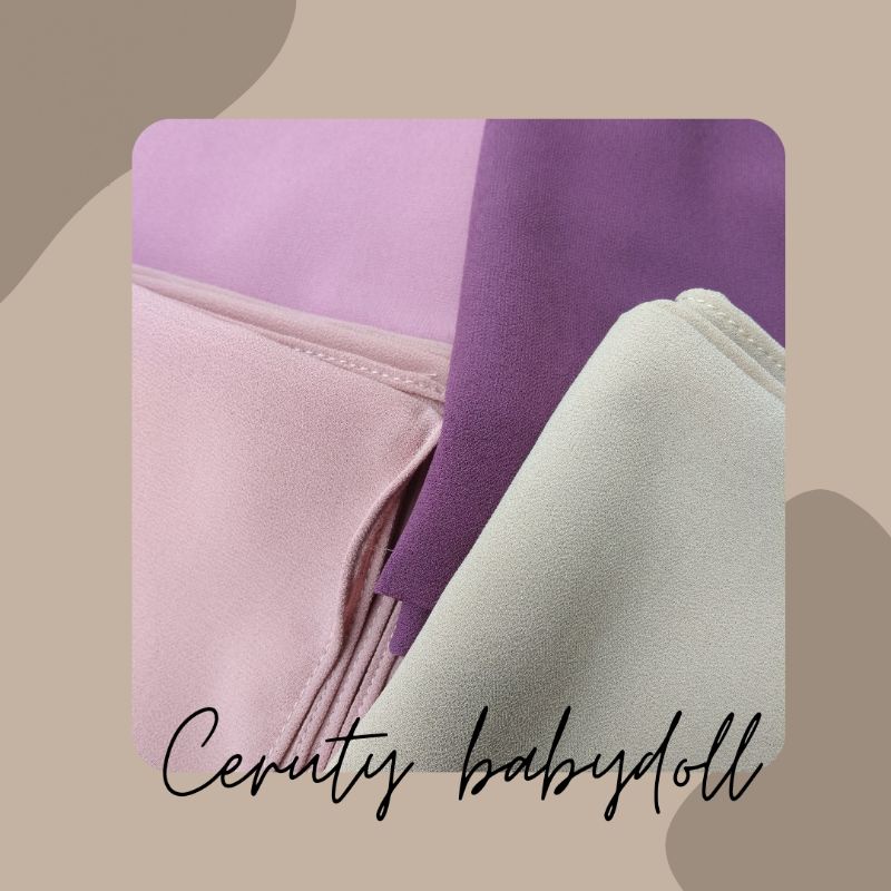 Pashmina Ceruty Babydoll part 2