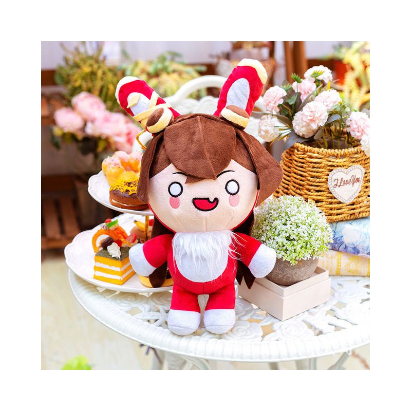 40cm Boneka Kelinci Genshin Impact Baron Bunny Amber Bahan Plush Untuk Cosplay