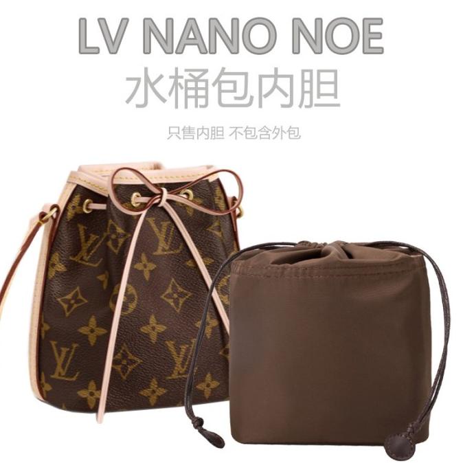 Nylon with drawstring Bag organizer for nano neo noe / bucket bag