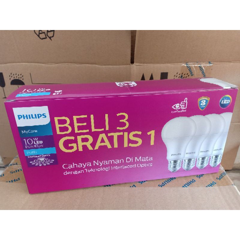 Jual Lampu Philips Led Paket 10 Watt(putih) | Shopee Indonesia