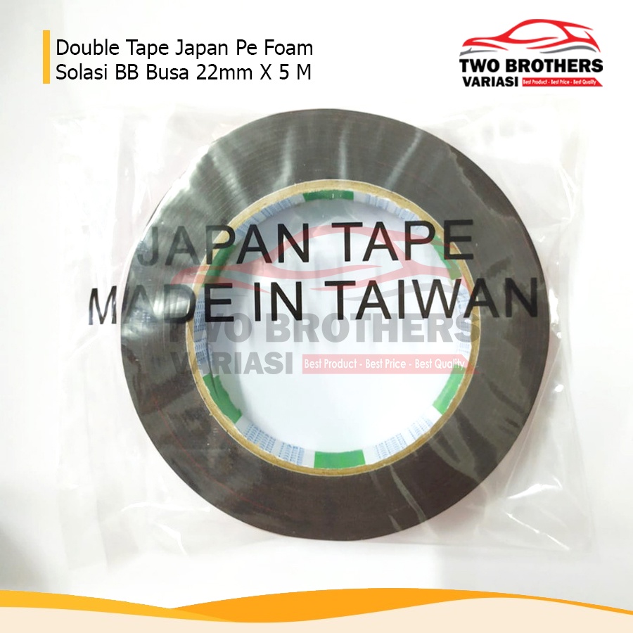 Double Tape Japan Pe Foam Solasi BB Busa 22mm x 5 M