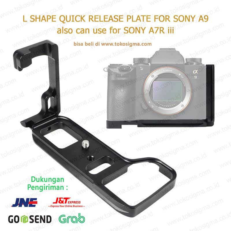 QUICK RELEASE PLATE FOR SONY A7R III A7RM3 A7R3 A7iii A7M3 or A9 L SHAPE L PLATE L BRACKET