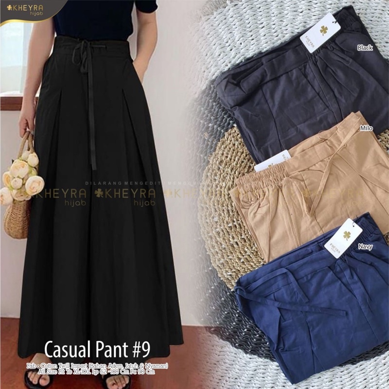 CASUAL PANTS 9 BY KHEYRA HIJAB SOLO