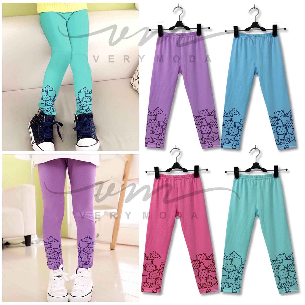 Legging Anak Peremium /Celana Legging Anak Murah Motif Karakter HEAD CAT 1-14 Tahun