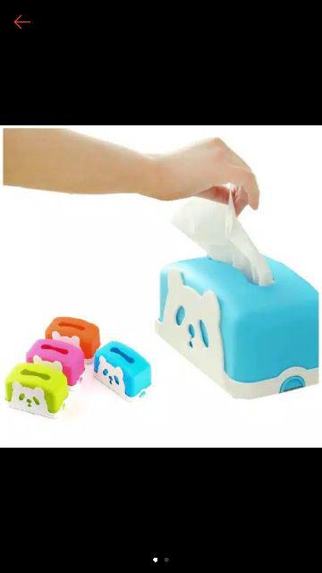 Tempat Tissue Karakter Panda - Tempat Tisu Calista - Kotak Tissu