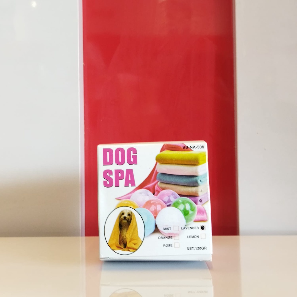 DOG SPA BALL 120gr sabun mandi anjing 120gr dog spa