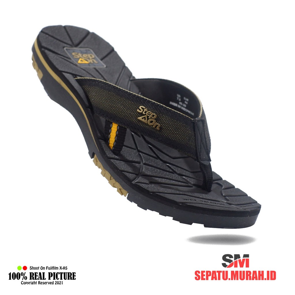 Barnett Step On Colorado star 22 - Sandal pria jepit slide gunung branded | Sendal cowok hikking japit bahan sued spon karet lentur 39-43