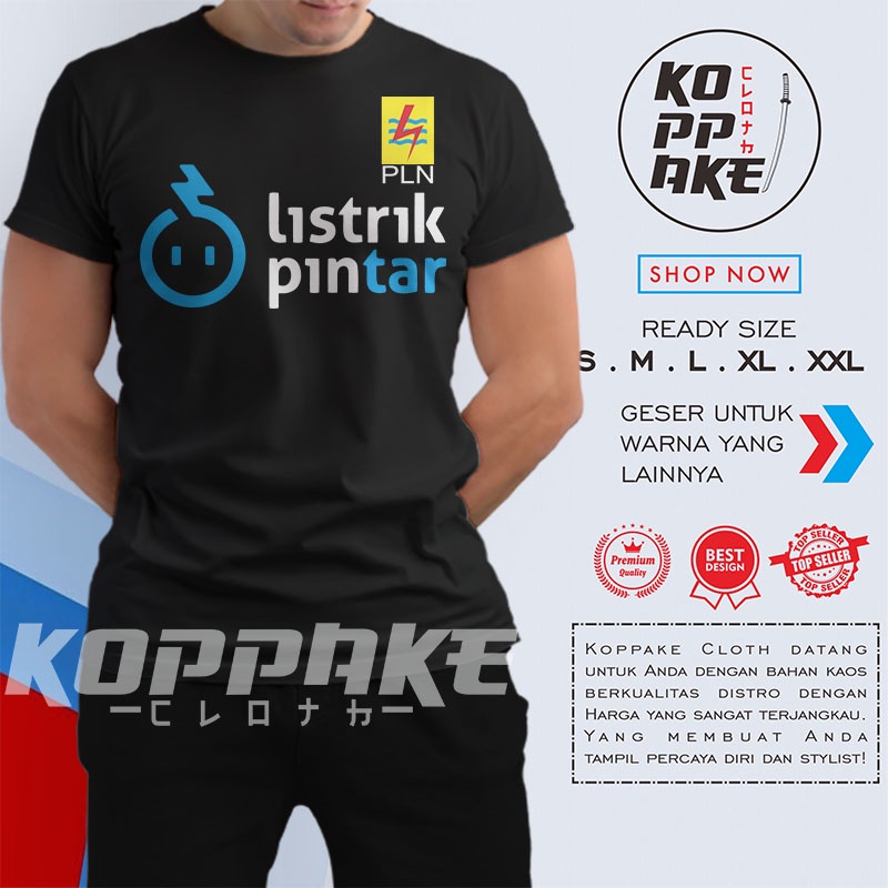 Kaos Listrik Pintar PLN v2 Baju Perusahaan