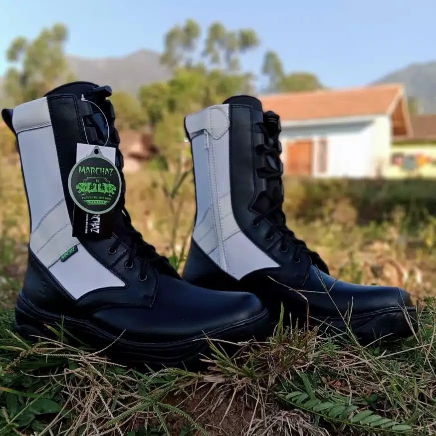 Sepatu PDL Provos TNI MARCHAZ Sepatu PDL Provos Tni Security Satpam Sepatu Boots Pria Kulit Asli